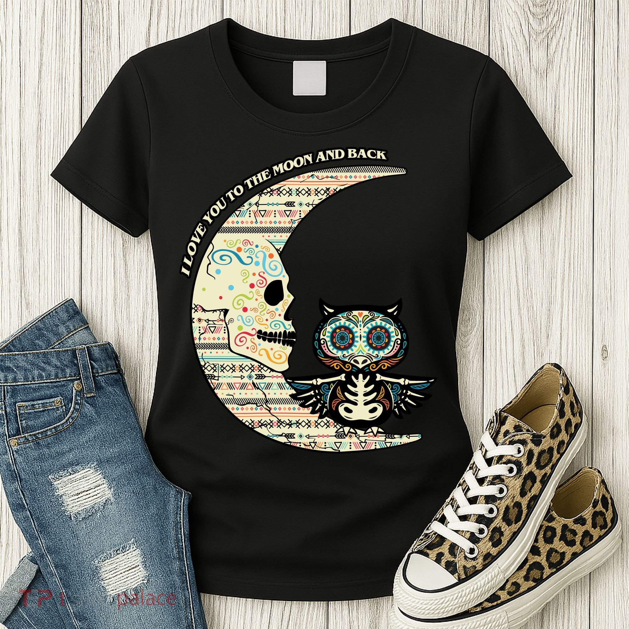 Love you to the moon and back Women's T-Shirt