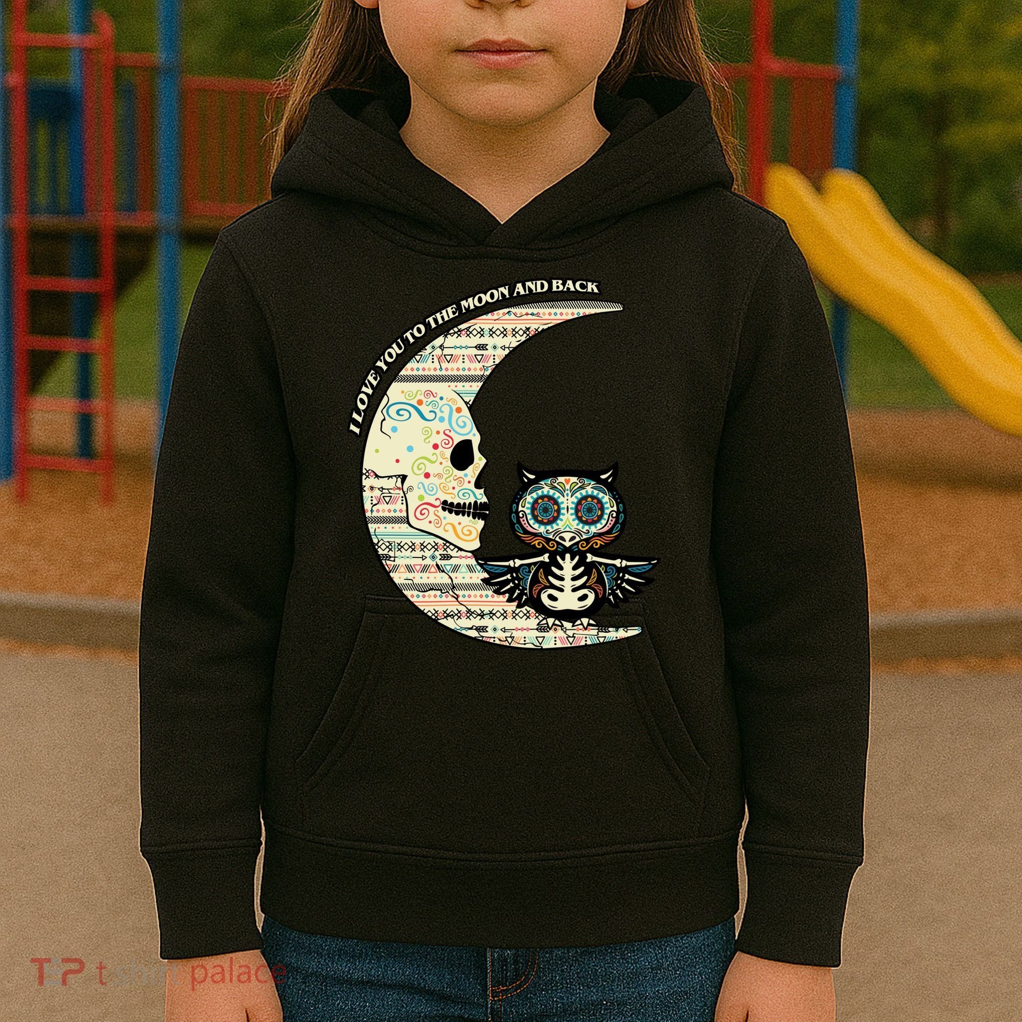 Love you to the moon and back Kids Hoodie