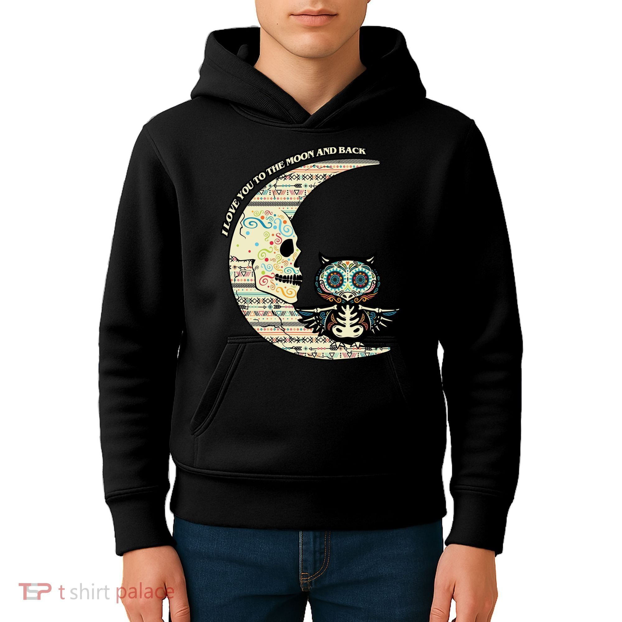 Love you to the moon and back Kids Hoodie