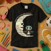 Love you to the moon and back Kids T-Shirt thumb 3