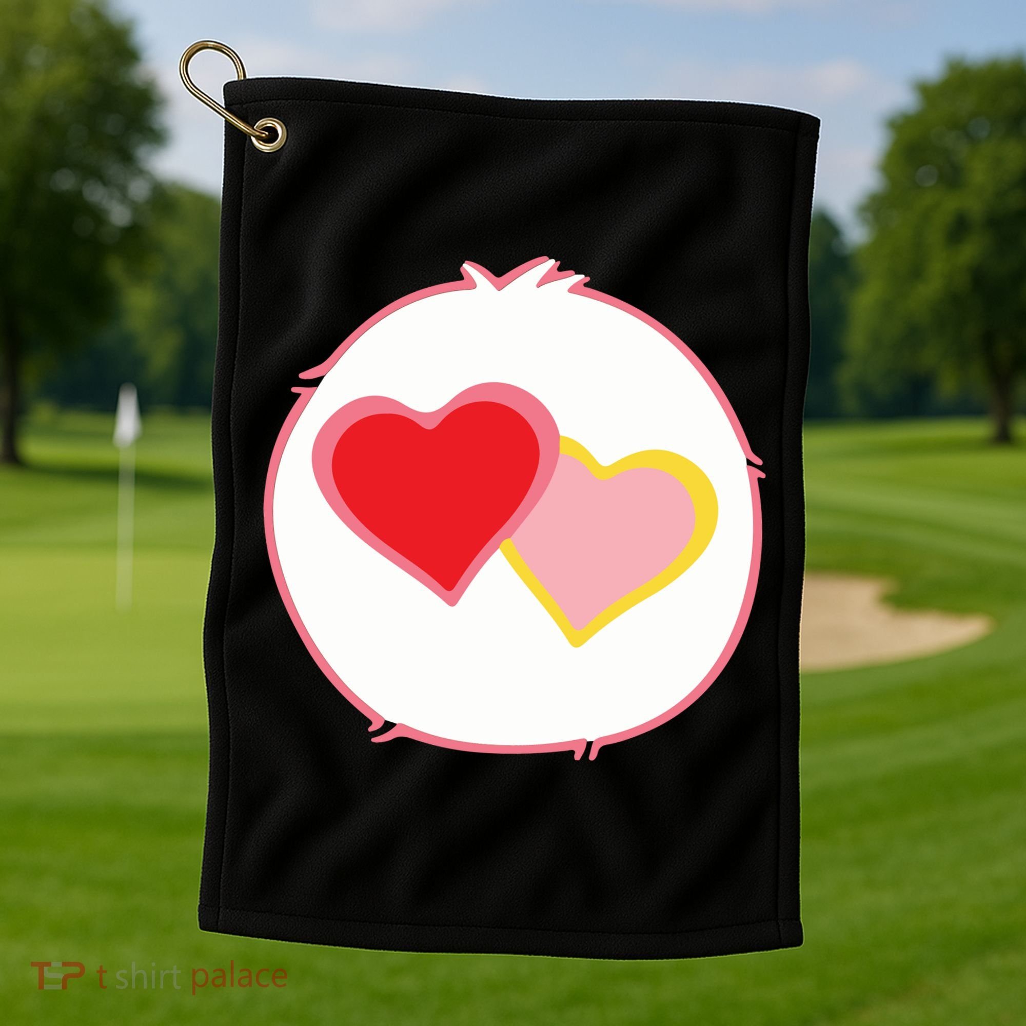 Lovealot Bear Halloween Costume Golf Towel