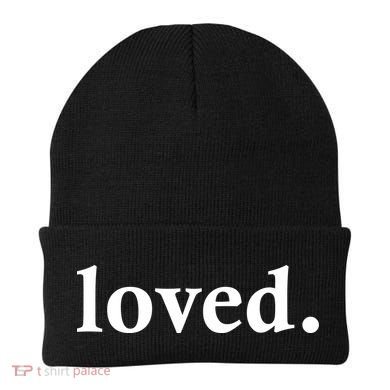 Loved. Valentine's Day Love Classic Logo Beanie