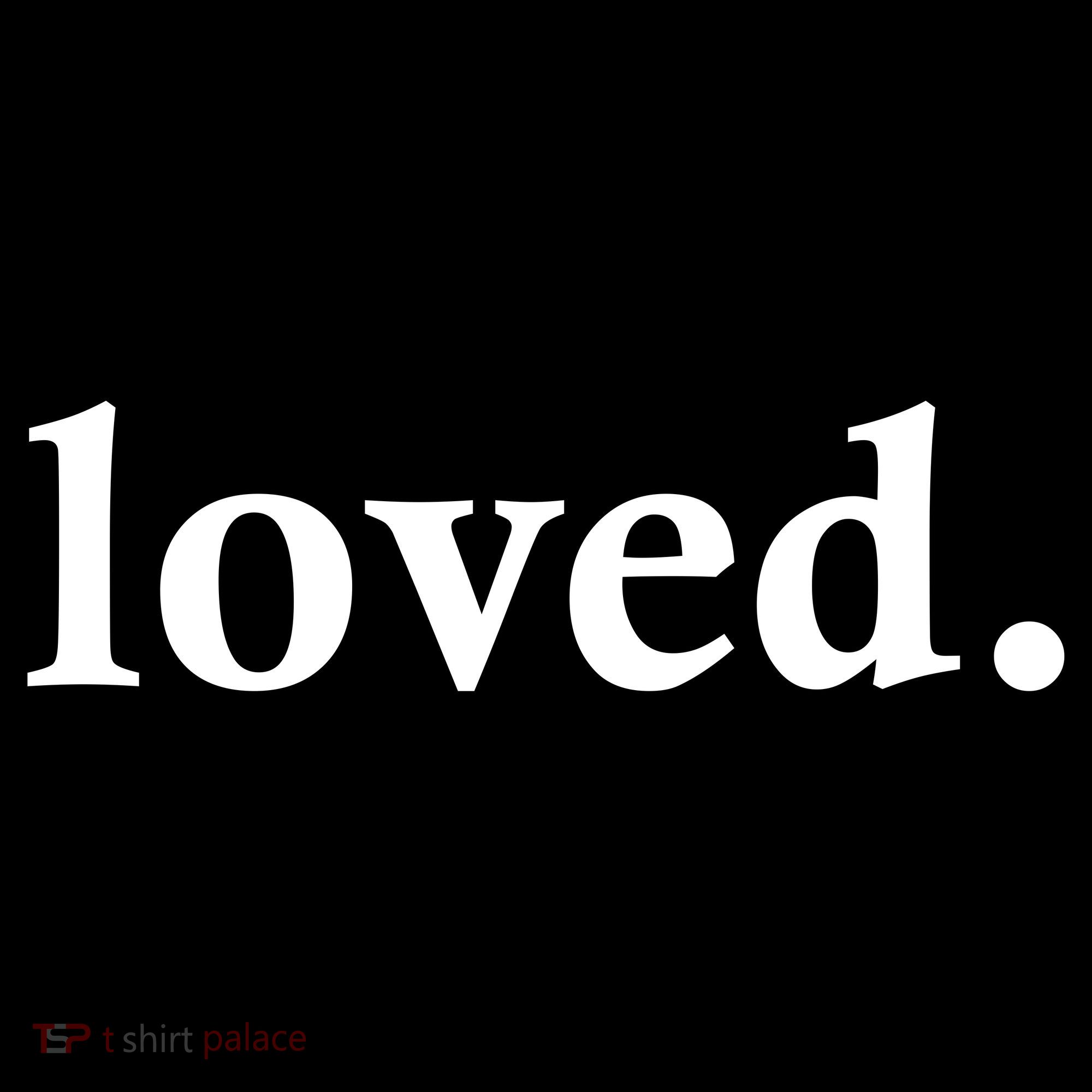 Loved. Valentine's Day Love Classic Logo Women's Hoodie