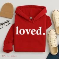 Loved. Valentine's Day Love Classic Logo Hoodie thumb 4