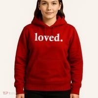 Loved. Valentine's Day Love Classic Logo Hoodie thumb 5