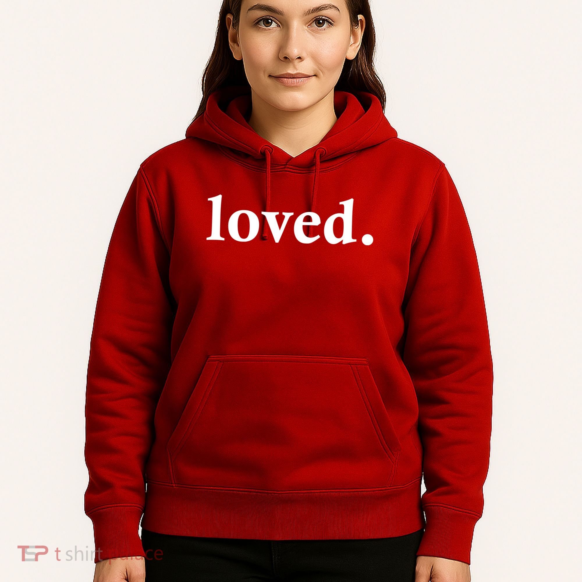 Loved. Valentine's Day Love Classic Logo Hoodie