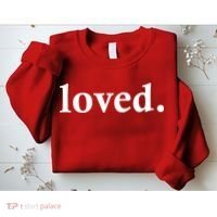 Loved. Valentine's Day Love Classic Logo Sweatshirt thumb 2