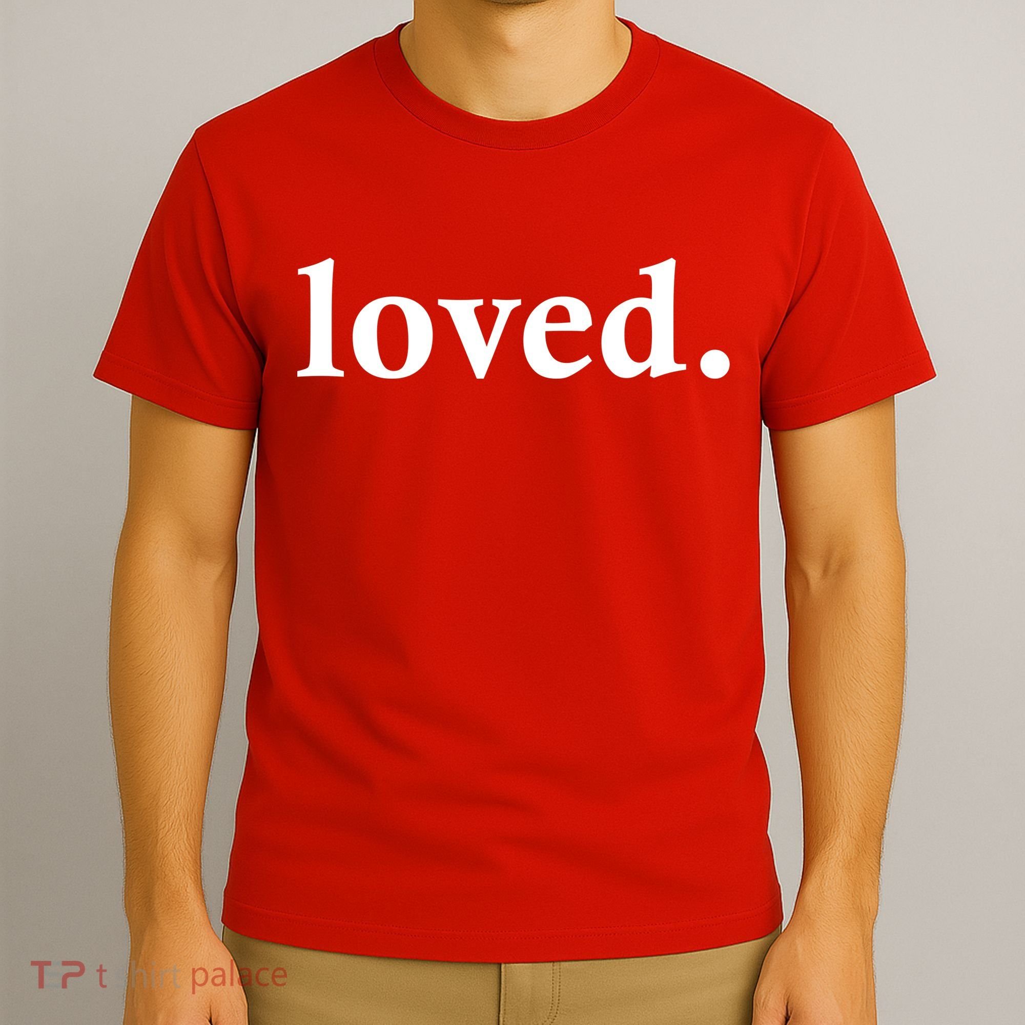 Loved. Valentine's Day Love Classic Logo T-Shirt