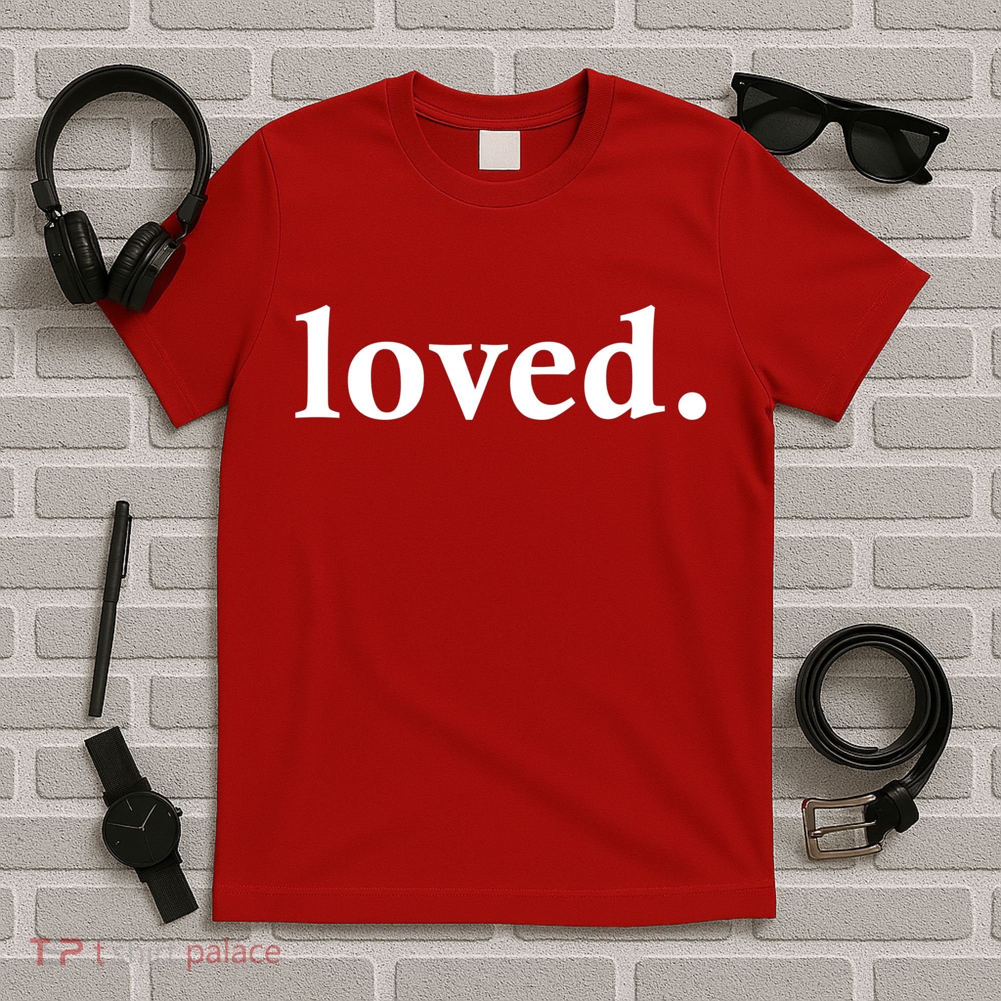 Loved. Valentine's Day Love Classic Logo T-Shirt