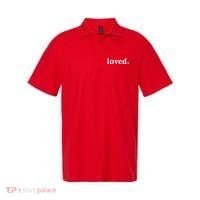 Loved. Valentine's Day Love Classic Logo Polo thumb 0