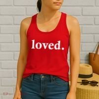 Loved. Valentine's Day Love Classic Logo Women's Tank Top thumb 2