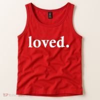 Loved. Valentine's Day Love Classic Logo Tank Top thumb 2