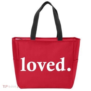 Loved. Valentine's Day Love Classic Logo Tote Bag