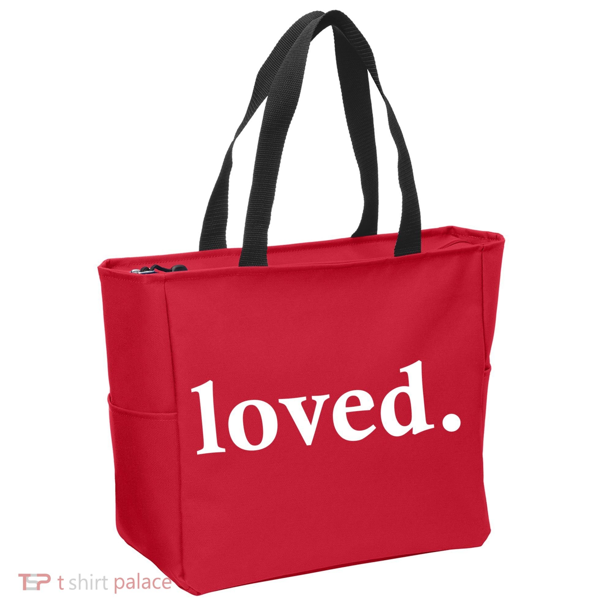 Loved. Valentine's Day Love Classic Logo Tote Bag
