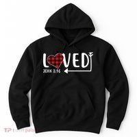 Loved Arrow Heart John 3:16 Hoodie thumb 0