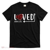 Loved Arrow Heart John 3:16 T-Shirt thumb 0