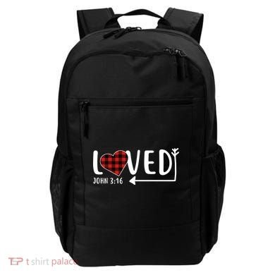 Loved Arrow Heart John 3:16 Backpack