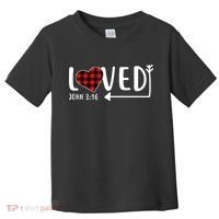 Loved Arrow Heart John 3:16 Toddler T-Shirt thumb 0
