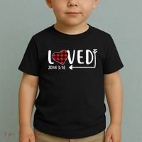 Loved Arrow Heart John 3:16 Toddler T-Shirt thumb 2