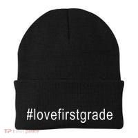 #Lovefirstgrade Love First Grade Beanie thumb 0