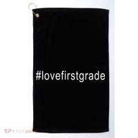 #Lovefirstgrade Love First Grade Golf Towel thumb 0