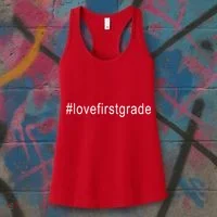 #Lovefirstgrade Love First Grade Women's Tank Top thumb 3