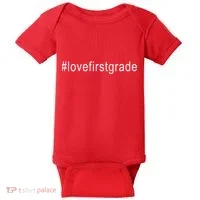 #Lovefirstgrade Love First Grade Baby Bodysuit thumb 0