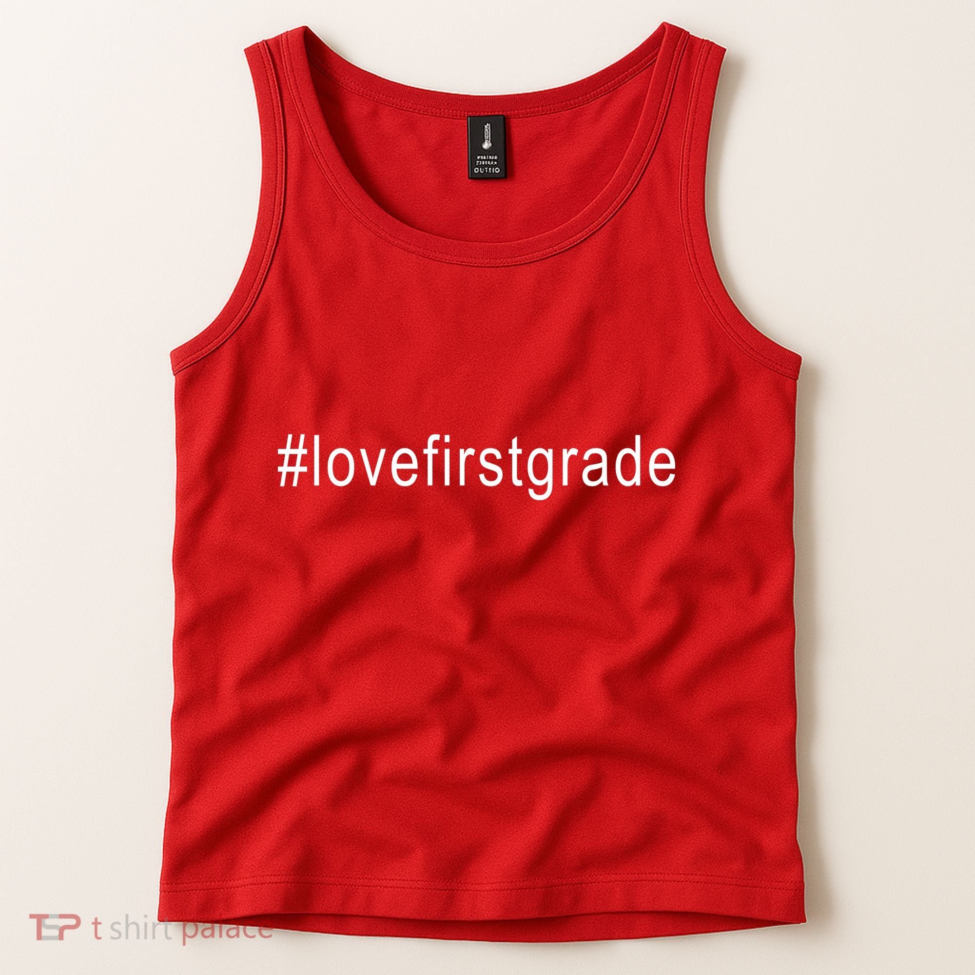 #Lovefirstgrade Love First Grade Tank Top