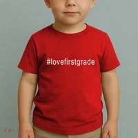 #Lovefirstgrade Love First Grade Toddler T-Shirt thumb 2