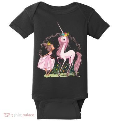 Lovely Tale Vintage Unicorn Baby Bodysuit
