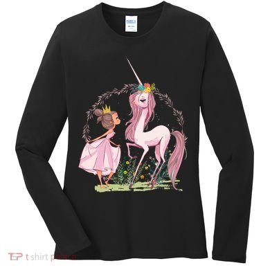 Lovely Tale Vintage Unicorn Women's Long Sleeve Shirt