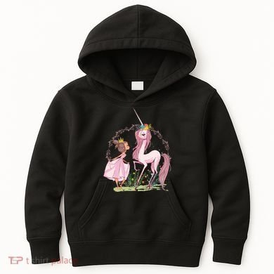 Lovely Tale Vintage Unicorn Kids Hoodie