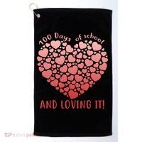 Loving 100 Days of School Golf Towel thumb 0