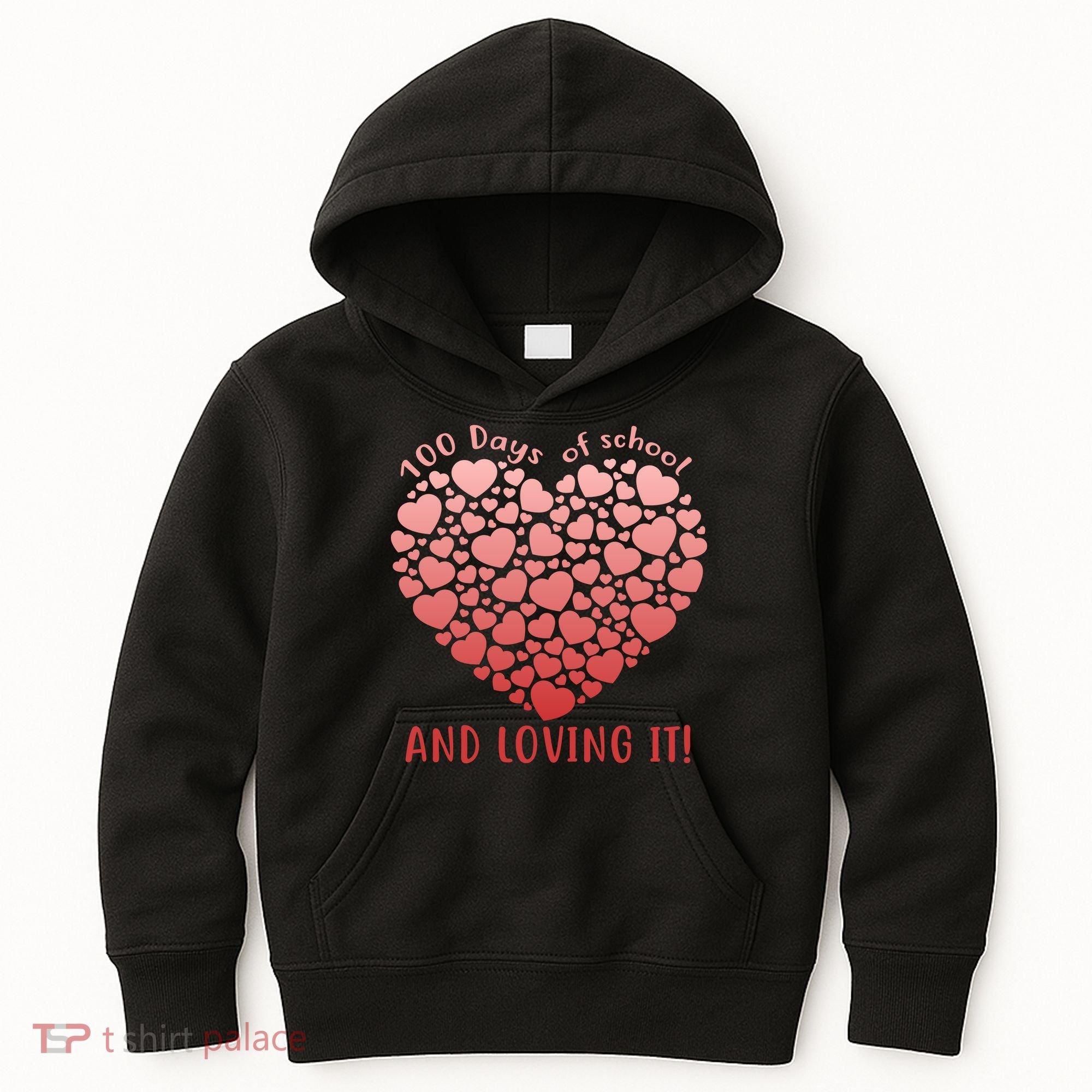 Loving 100 Days of School Kids Hoodie