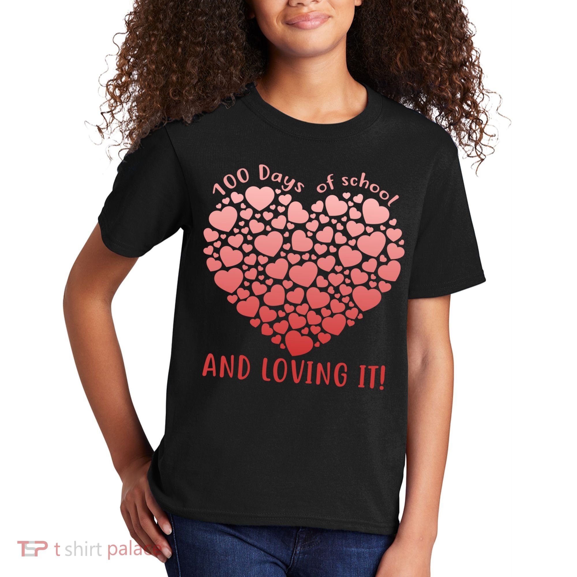 Loving 100 Days of School Kids T-Shirt