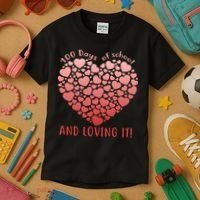 Loving 100 Days of School Kids T-Shirt thumb 3