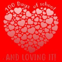 Loving 100 Days of School Santa Hat thumb 1