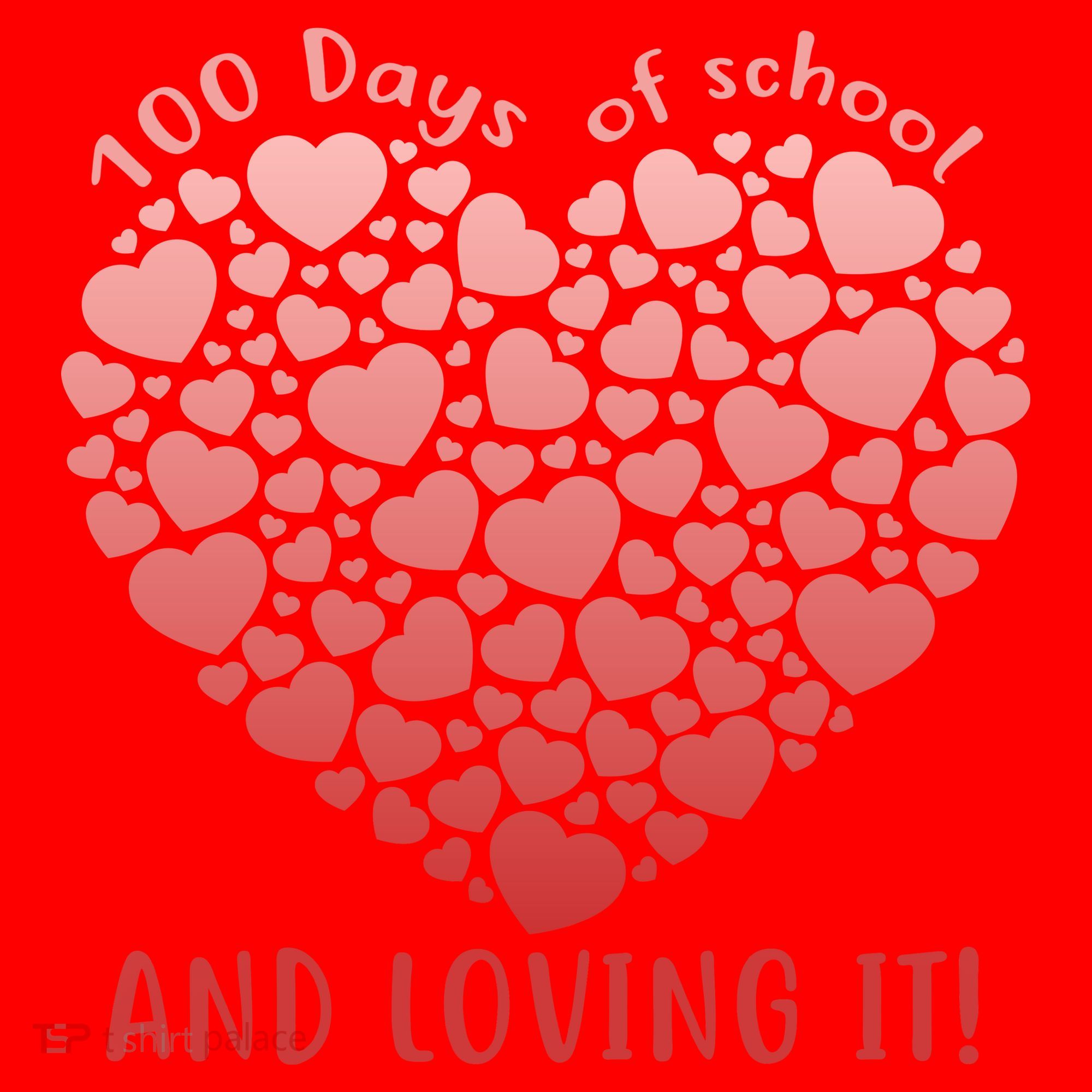 Loving 100 Days of School Santa Hat