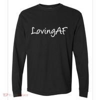Loving AF Comfort Colors Heavyweight Long Sleeve T-Shirt thumb 0