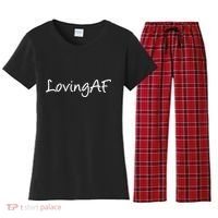 Loving AF Women's Flannel Pajama Set thumb 0