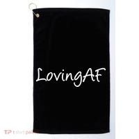 Loving AF Golf Towel thumb 0