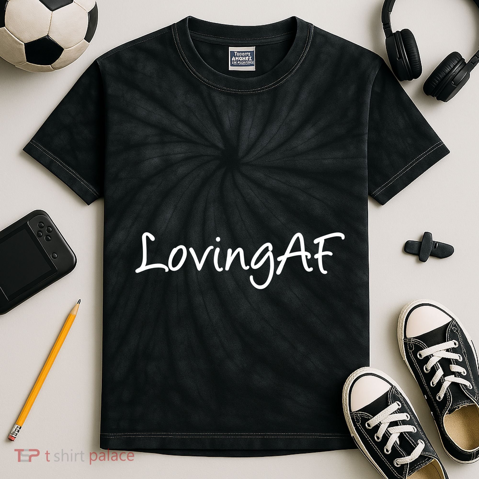 Loving AF Kids Tie-Dye T-Shirt