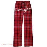 Loving AF Women's Flannel Plaid Pajama Pants thumb 0