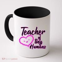 Loving Teacher Of Tiny Humans Coffee Mug thumb 0