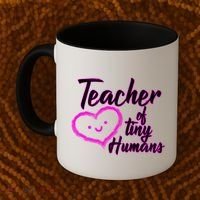 Loving Teacher Of Tiny Humans Coffee Mug thumb 2