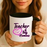 Loving Teacher Of Tiny Humans Coffee Mug thumb 3
