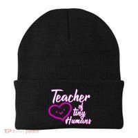 Loving Teacher Of Tiny Humans Beanie thumb 0