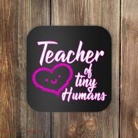 Loving Teacher Of Tiny Humans Coaster thumb 0