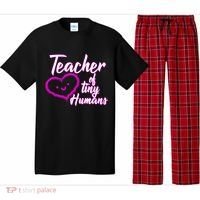 Loving Teacher Of Tiny Humans Pajama Set thumb 0