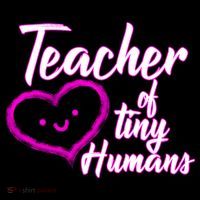 Loving Teacher Of Tiny Humans Ornament thumb 1